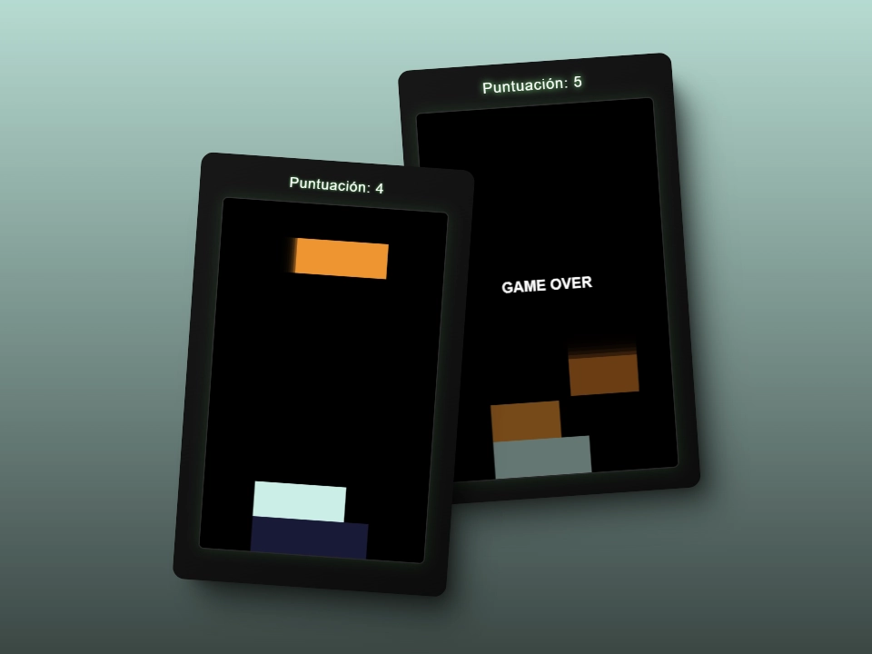 Captura de pantalla del proyecto Stack Game